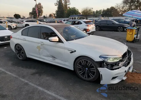 2019 BMW M5 из США, поврежденный, VIN WBSJF0C53KB284878